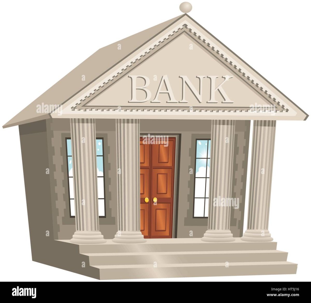 Прозрачный здания банка