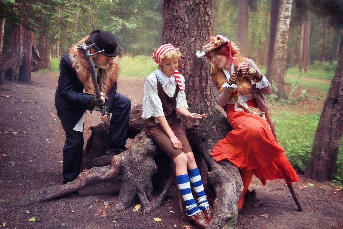 Лиса Алиса и кот Базилио