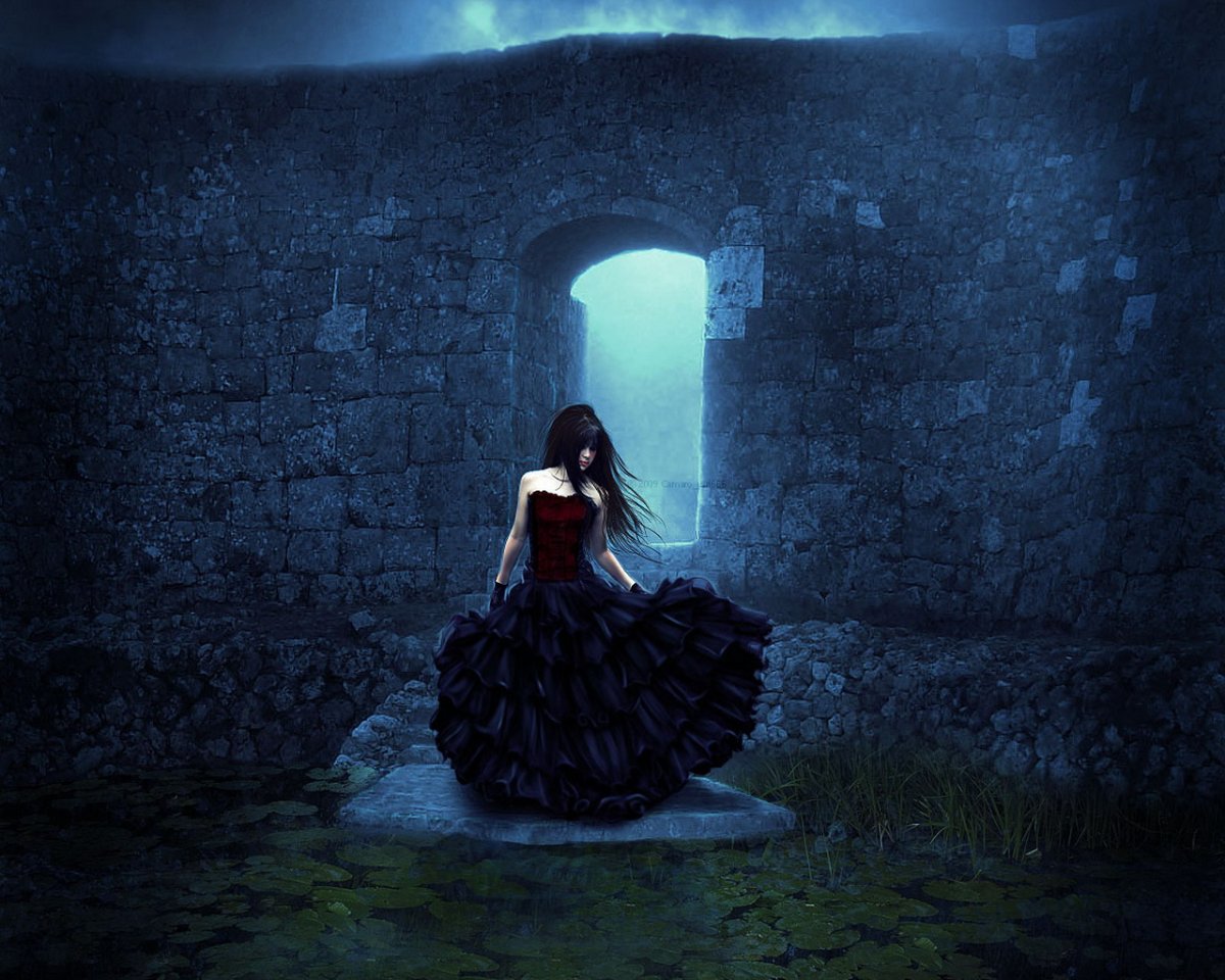 Полнолуние и ведьма