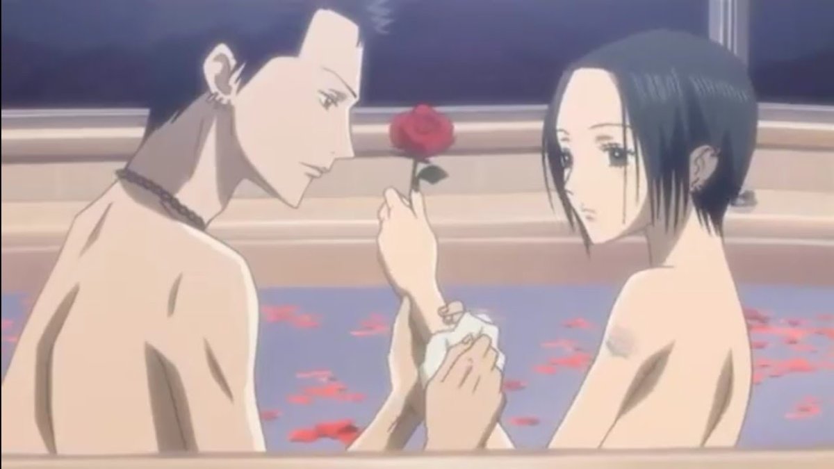 Нана аниме черно белые