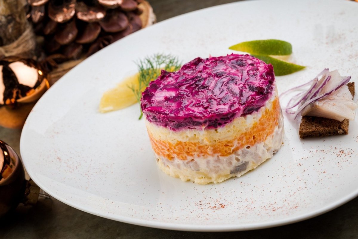 Селедочный чизкейк