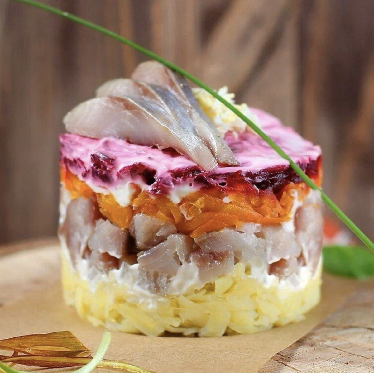 Селёдка под шубой на новый год