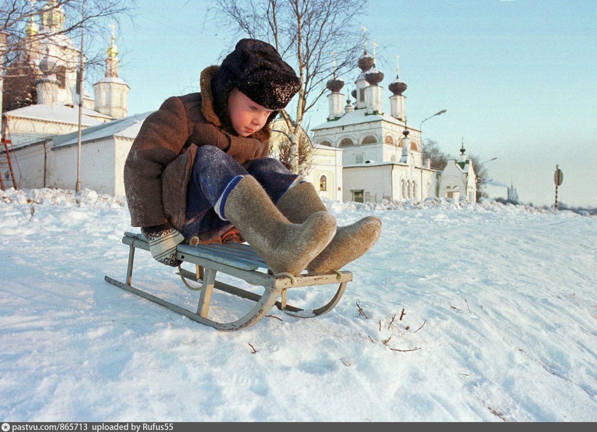 Санки детские зимние