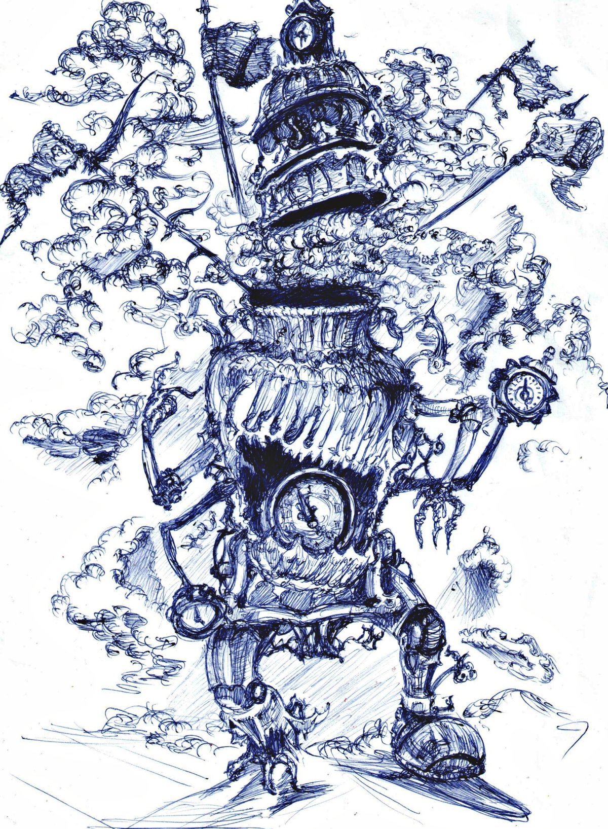 Алиса в стране чудес иллюстрации часы