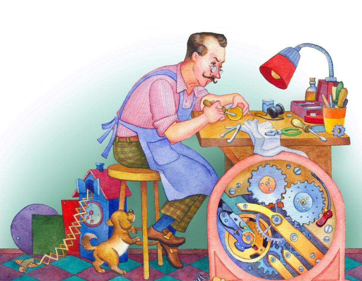 Часовщик для детей