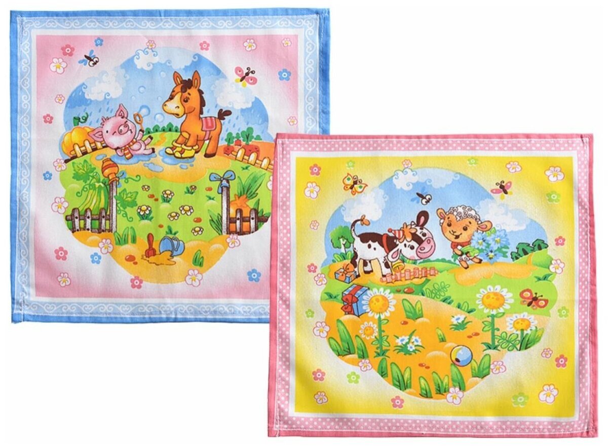 Носовые платки тканевые