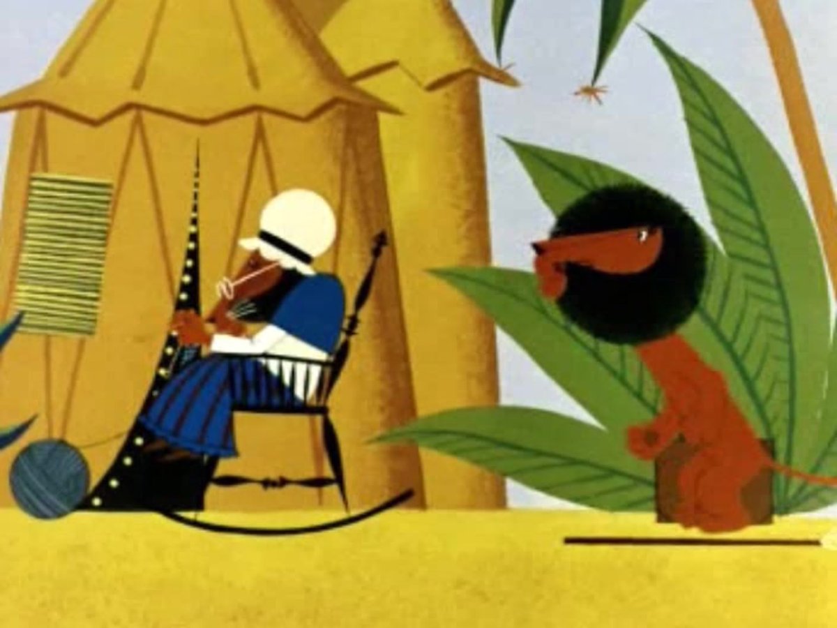 Каникулы Бонифация мультфильм 1965 бабушка