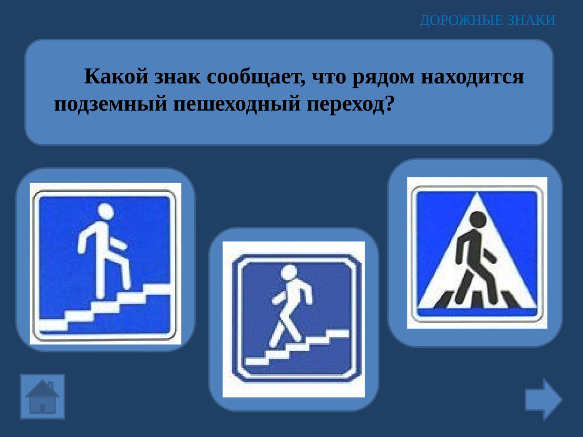 Знак подземный пешеходный