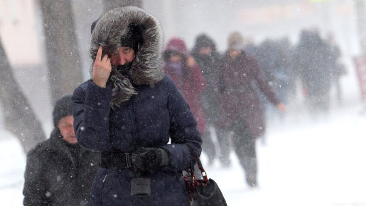 Штормовой ветер зимой