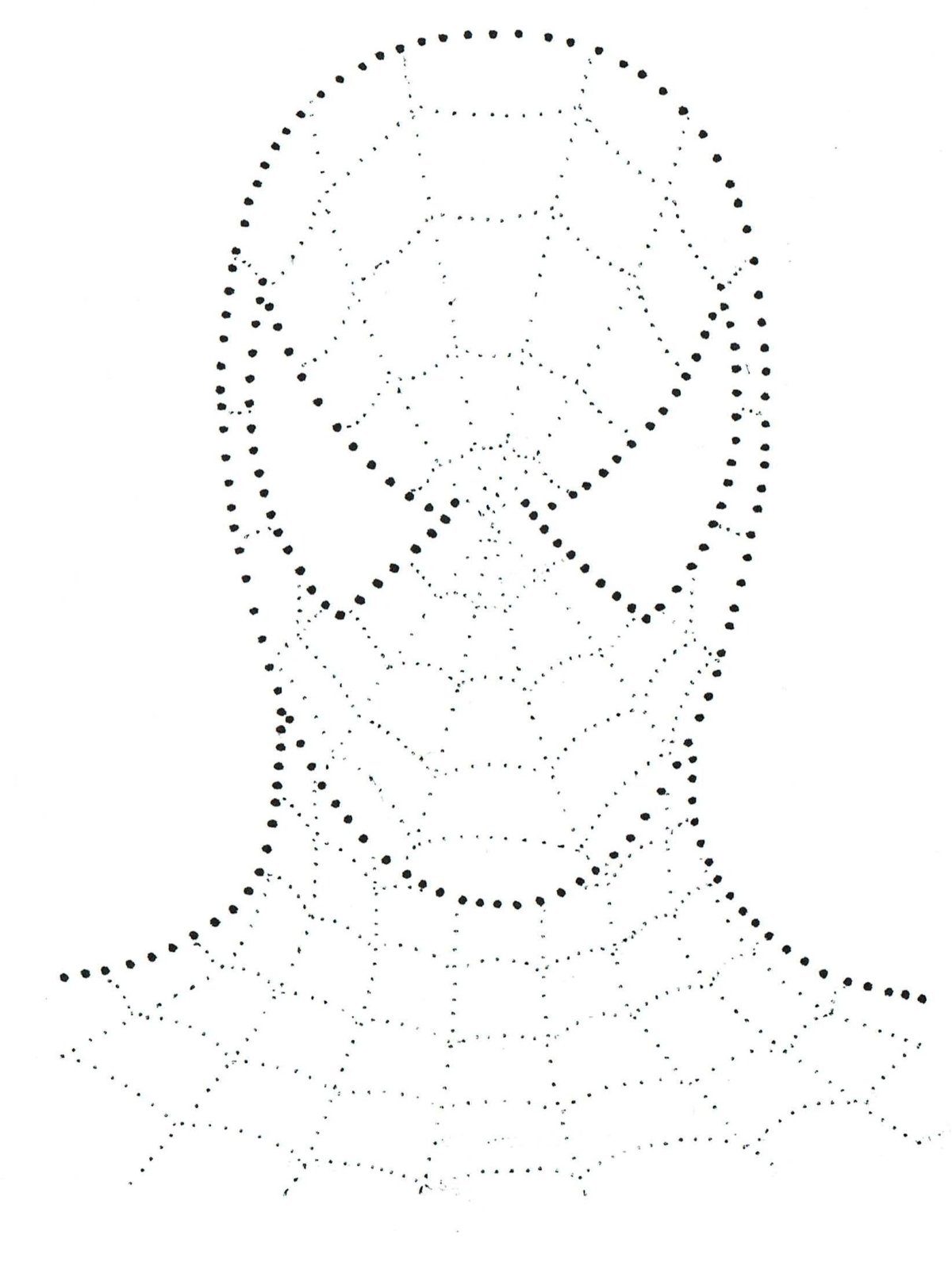 Обводим фигуры по точкам прописи