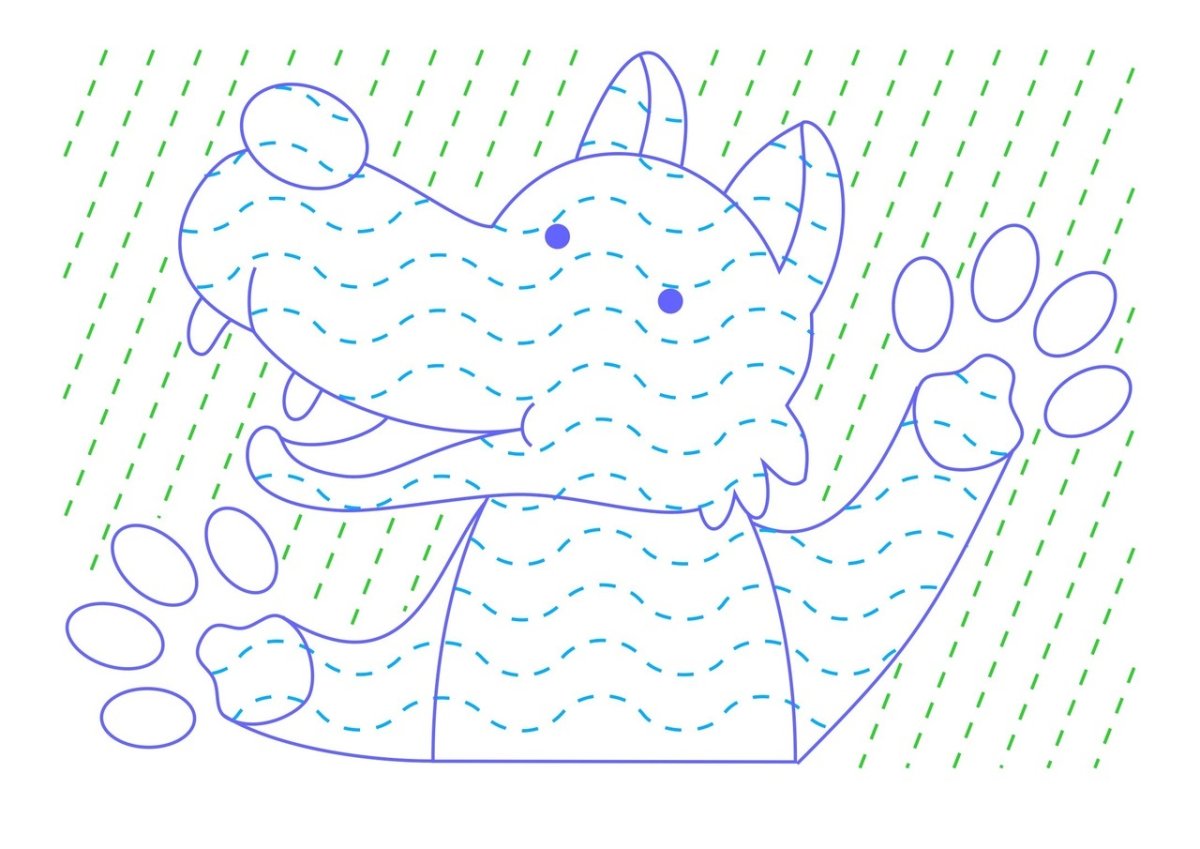 Обводим по точкам