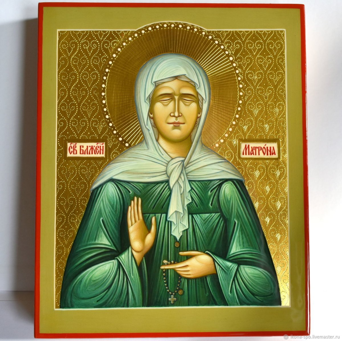 Святая блаженная Матрона Московская икона