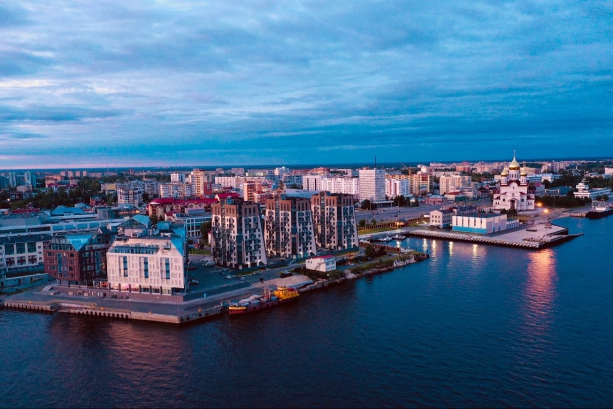 Архангельск вид с Двины