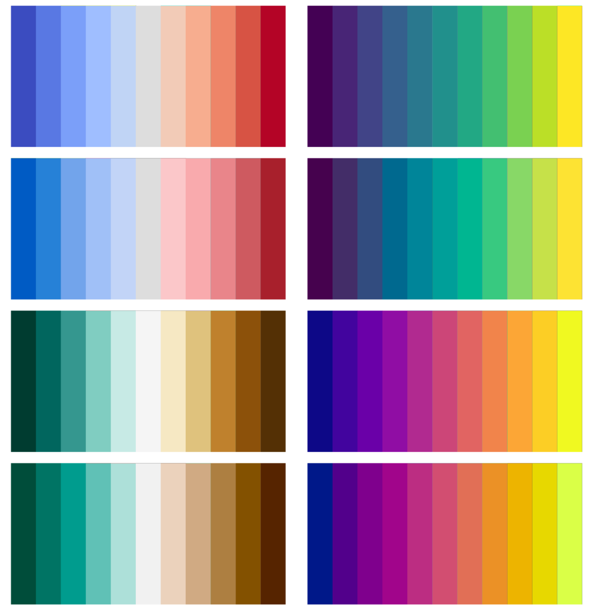 Цветовая гамма для букетов