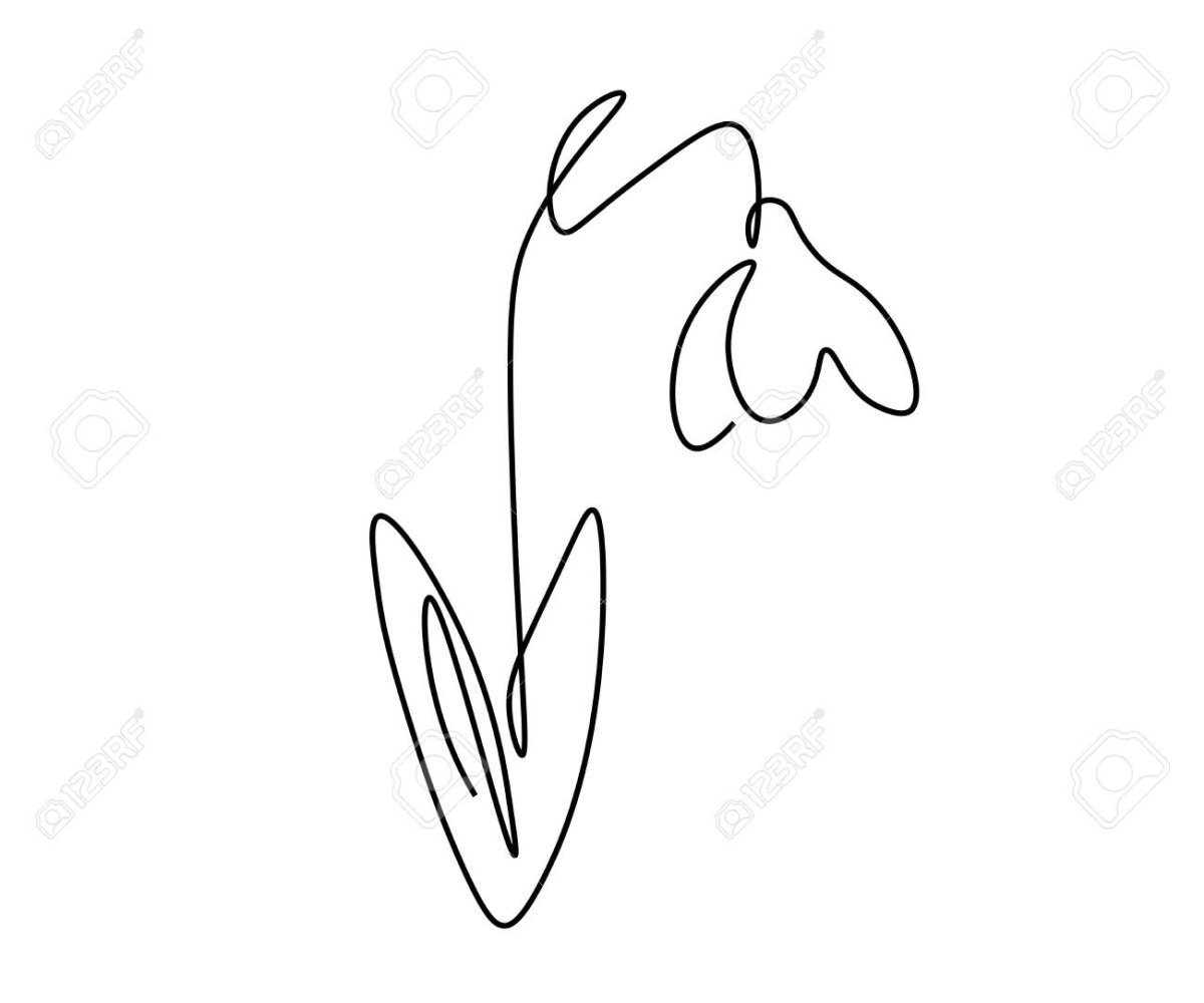 Силуэты весенних цветов