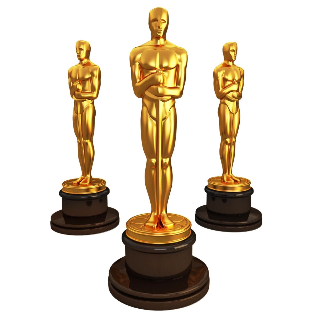 Oscar statuette 3d model