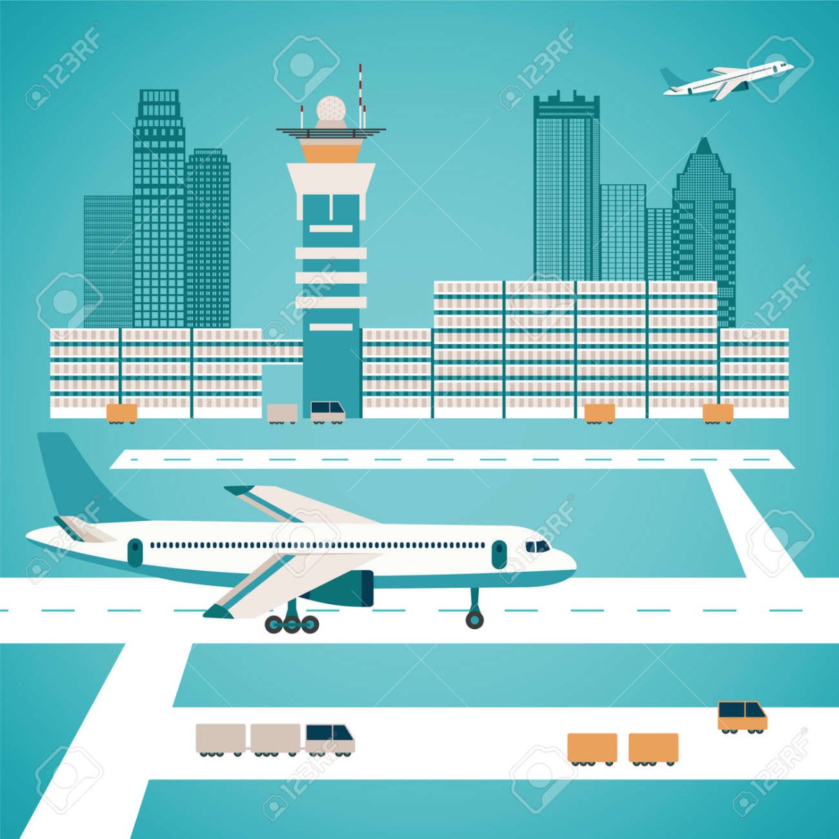 Здание аэропорта для детей