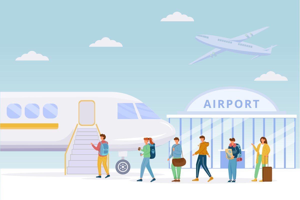 Аэропорт рисунок