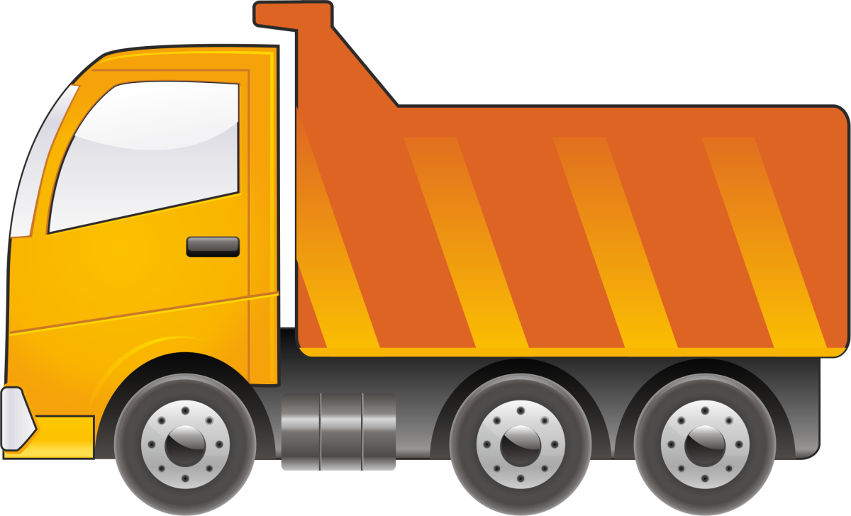 Грузовая машина мультяшная