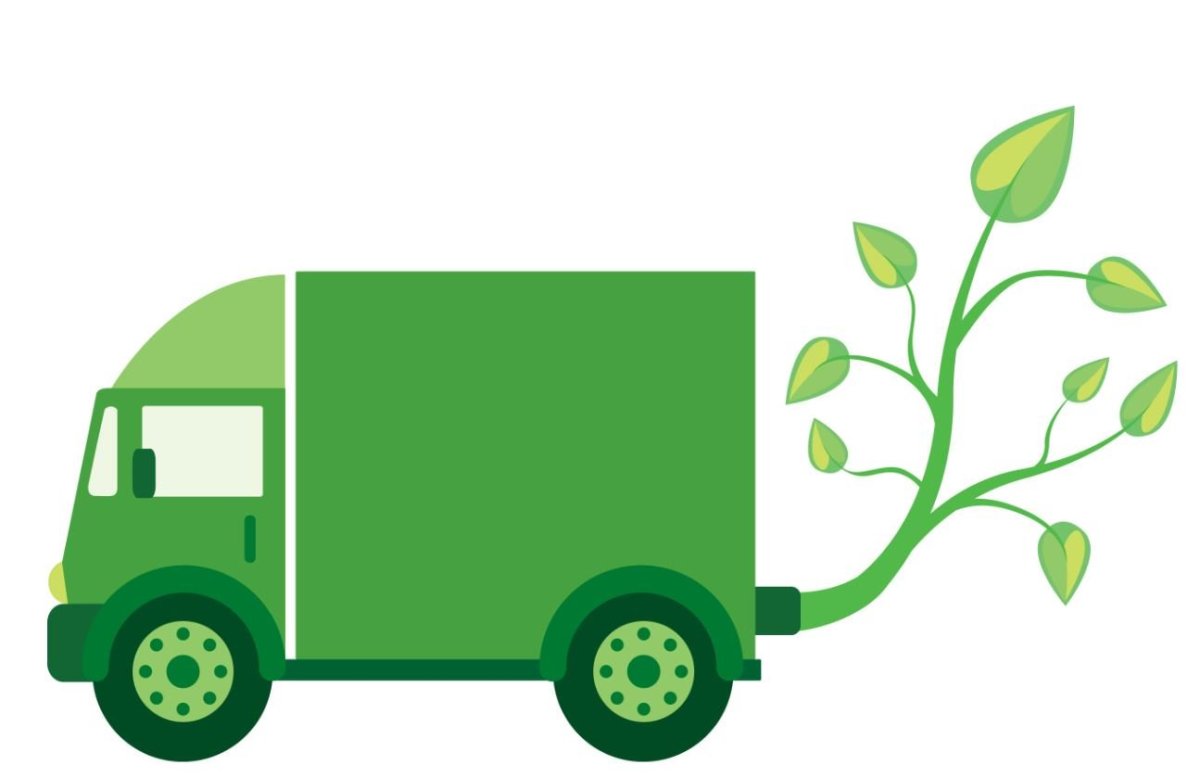 Грузовик, зеленый