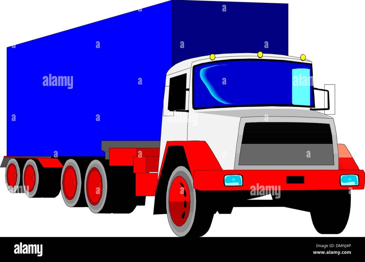 Разноцветные грузовые машины для детей