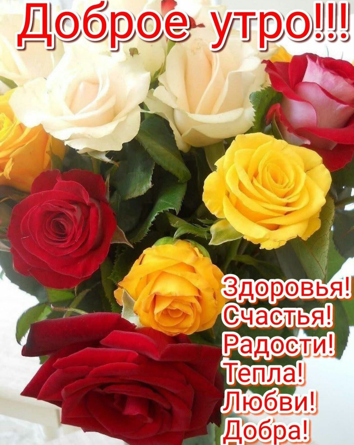 Доброе утро здоровья и счастья