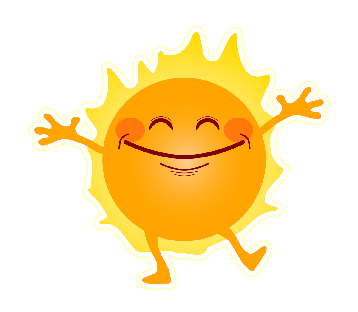Солнышко с улыбкой