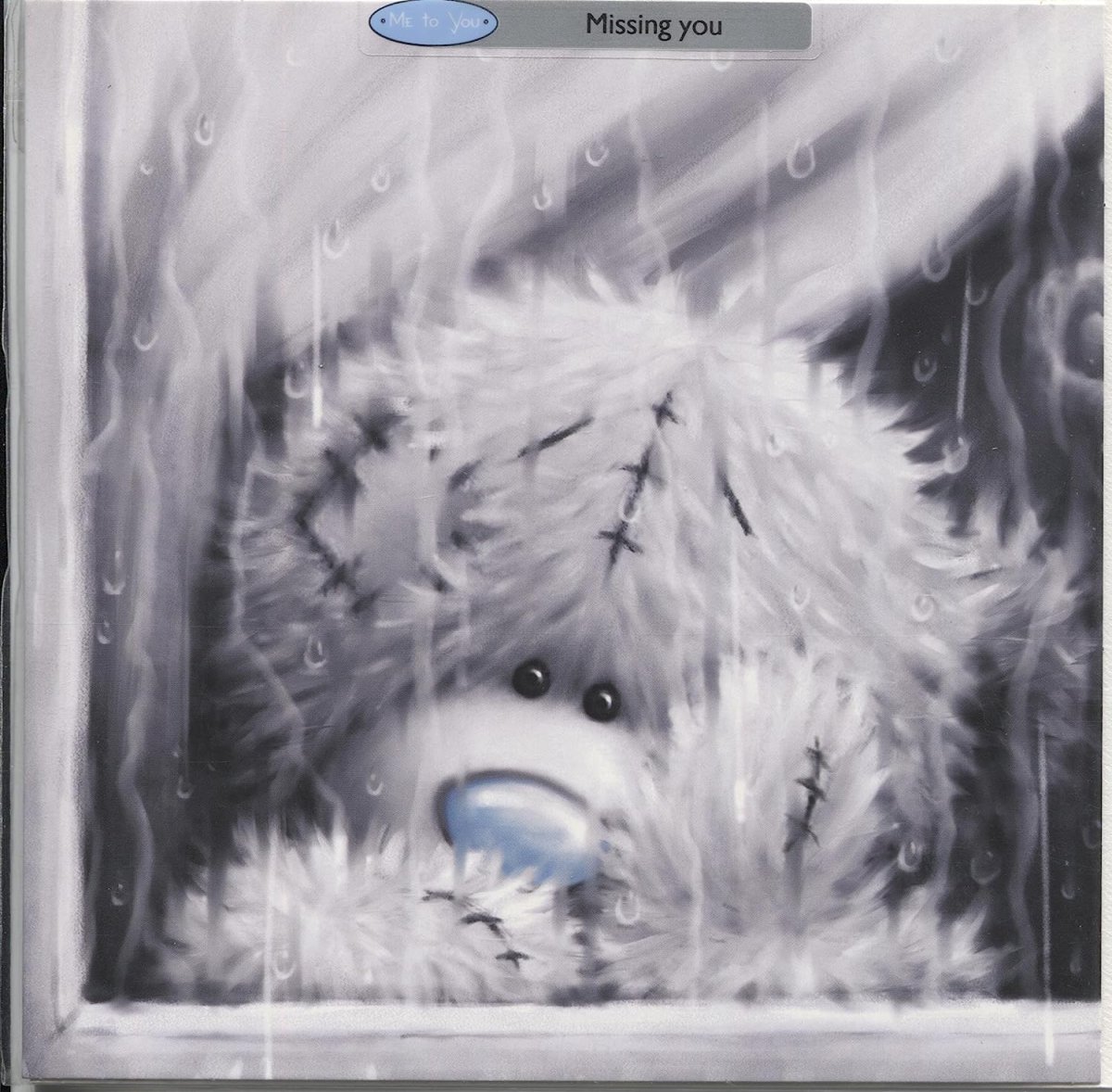 Мишка Тедди серый с заплатками