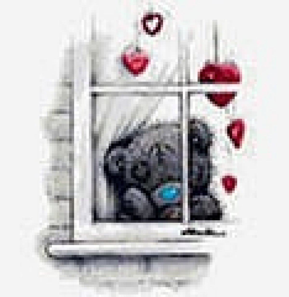 Грустный плюшевый медведь