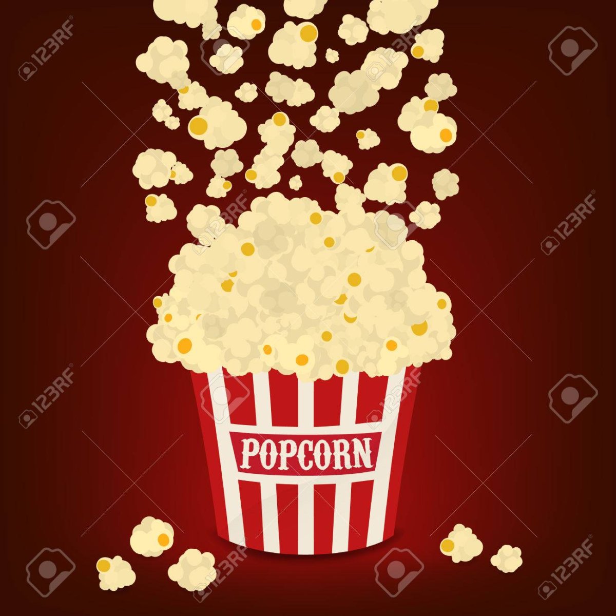 Попкорн мультяшный