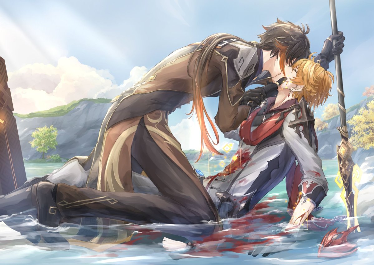 Аниме Геншин Импакт яой