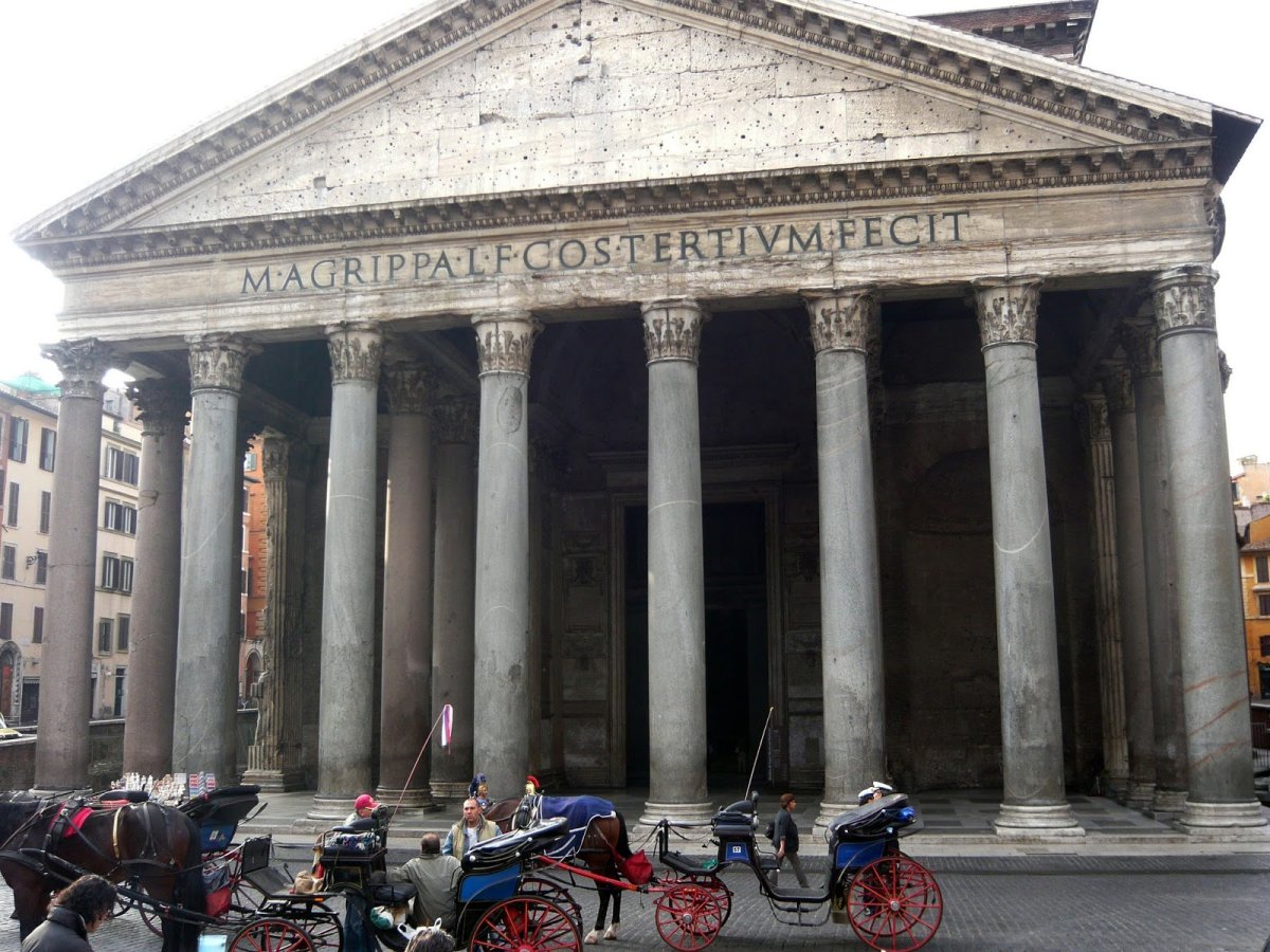 Пантеон в древнем Риме реконструкция