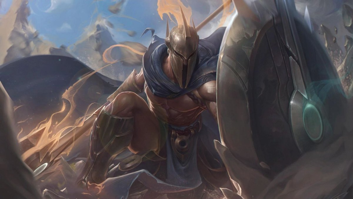 Пантеон лига легенд арт