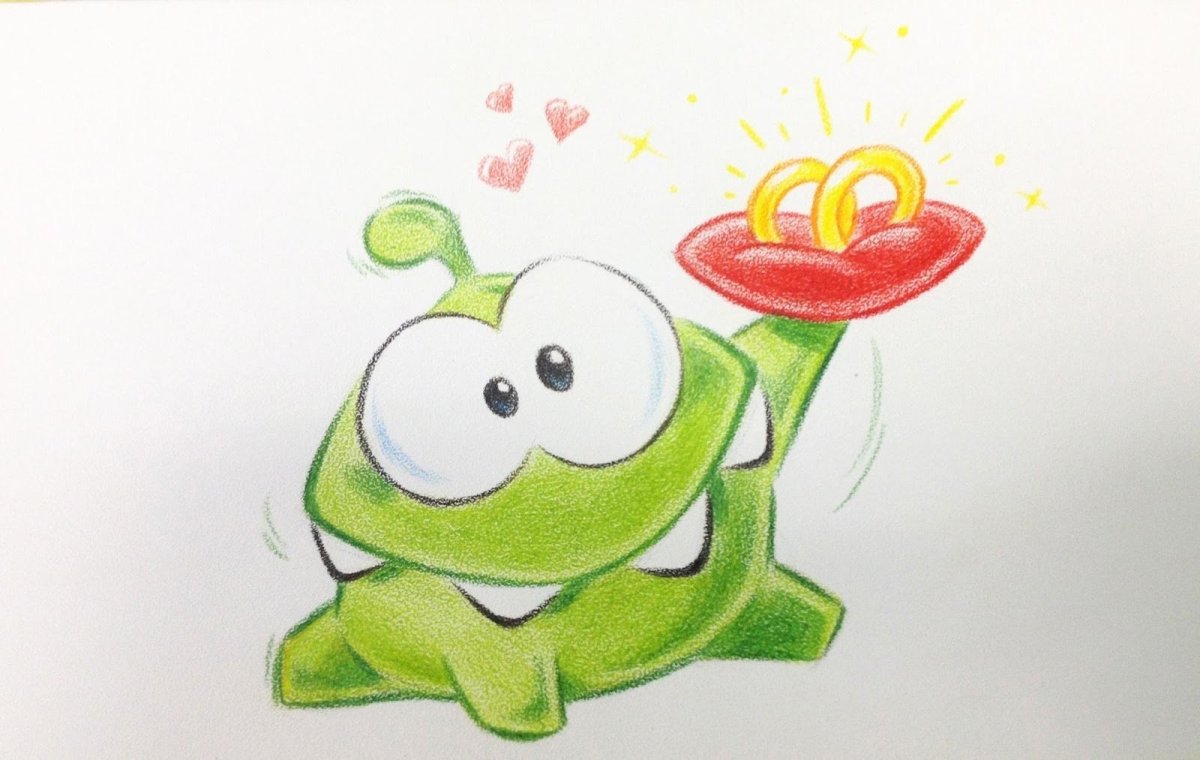 Ам Ням картинки для срисовки