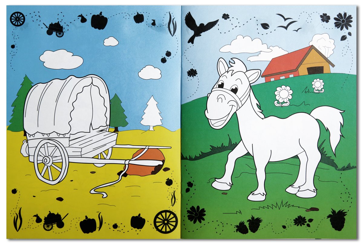 Оживающие раскраски