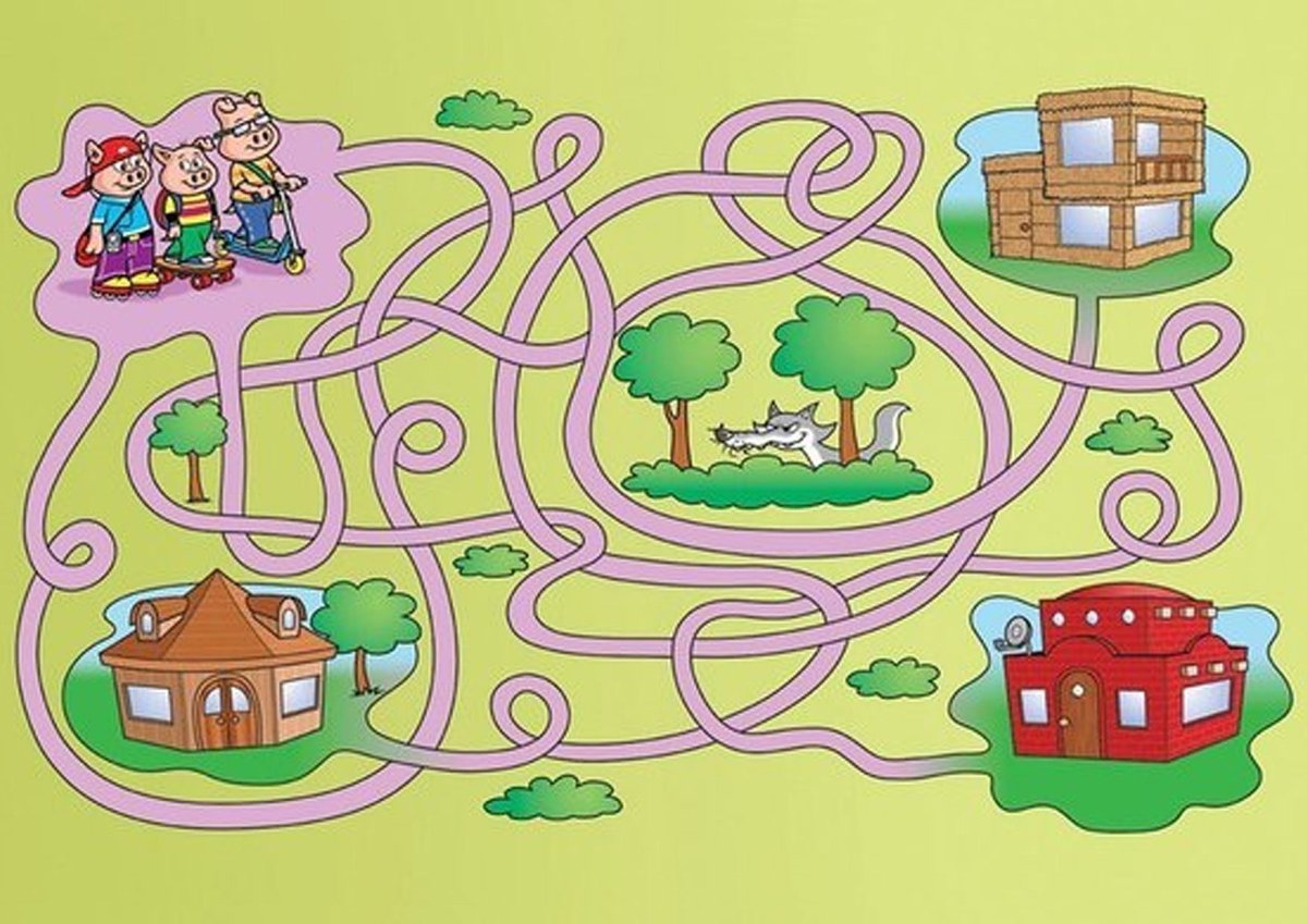 Лабиринт путаница для детей