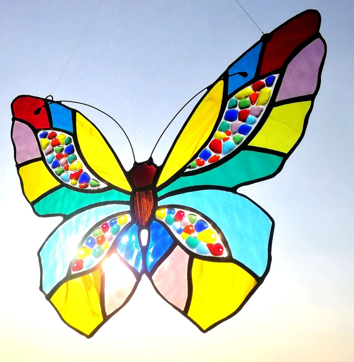 Витраж "бабочка"