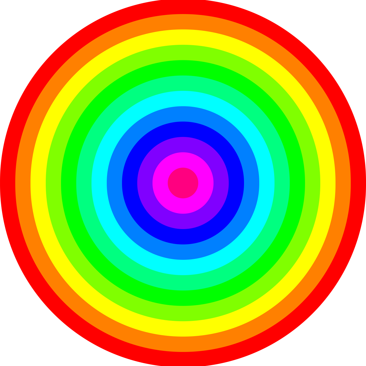 Красочный круг