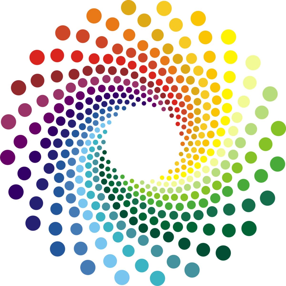 Цветной круг для логотипа