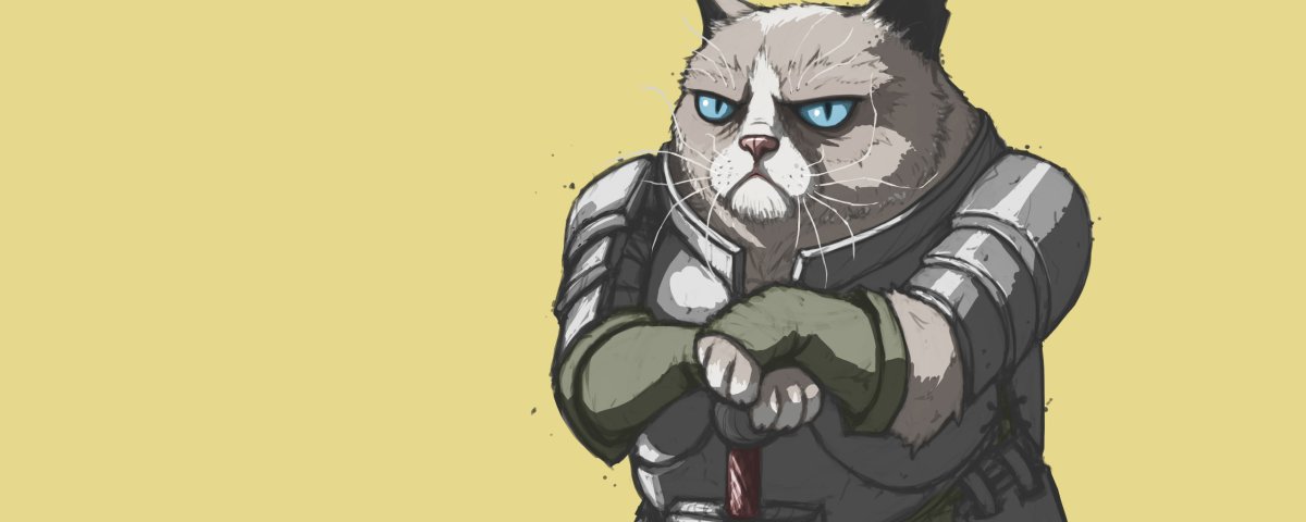 Кот геймер арт
