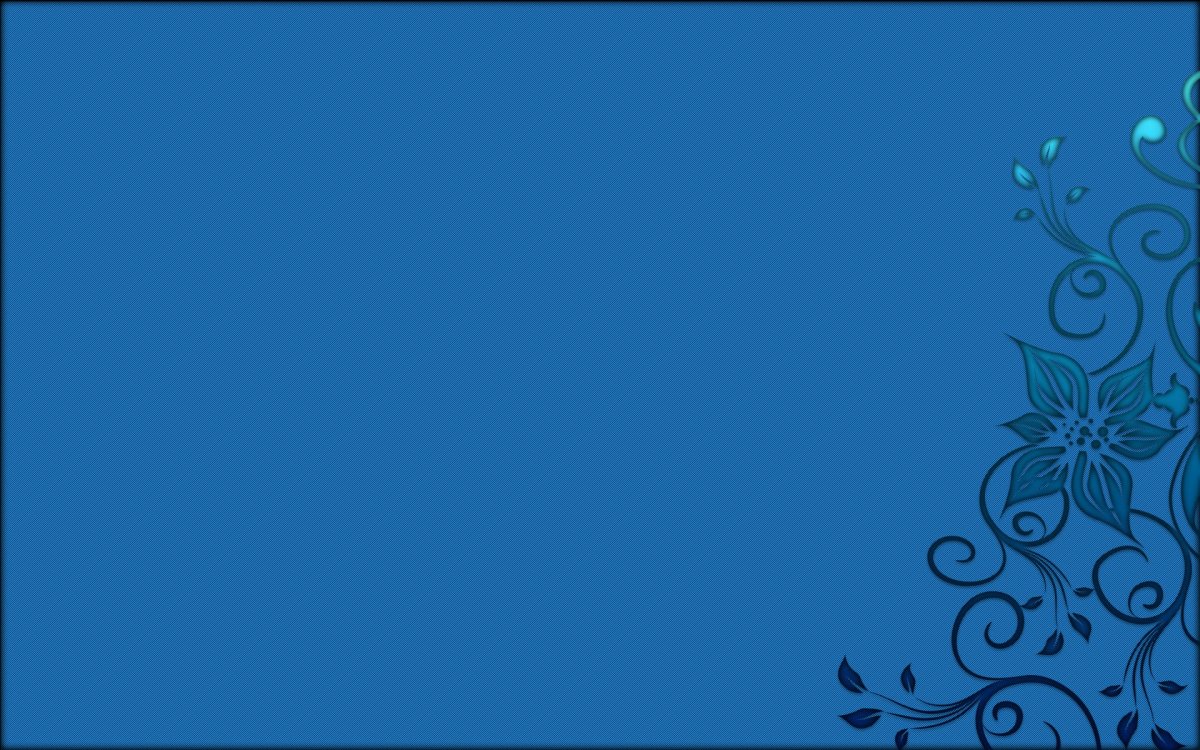 Узоры на голубом фоне