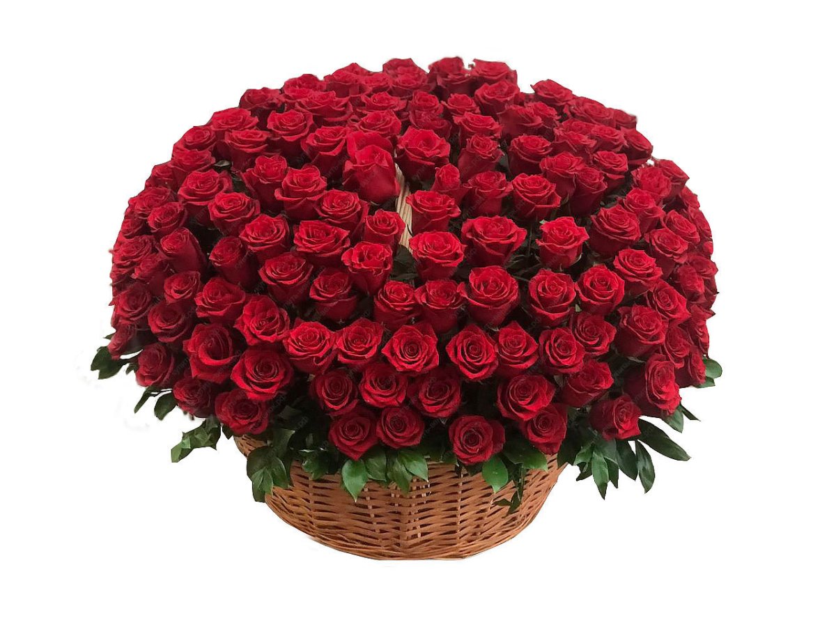 Букет цветов в корзинке