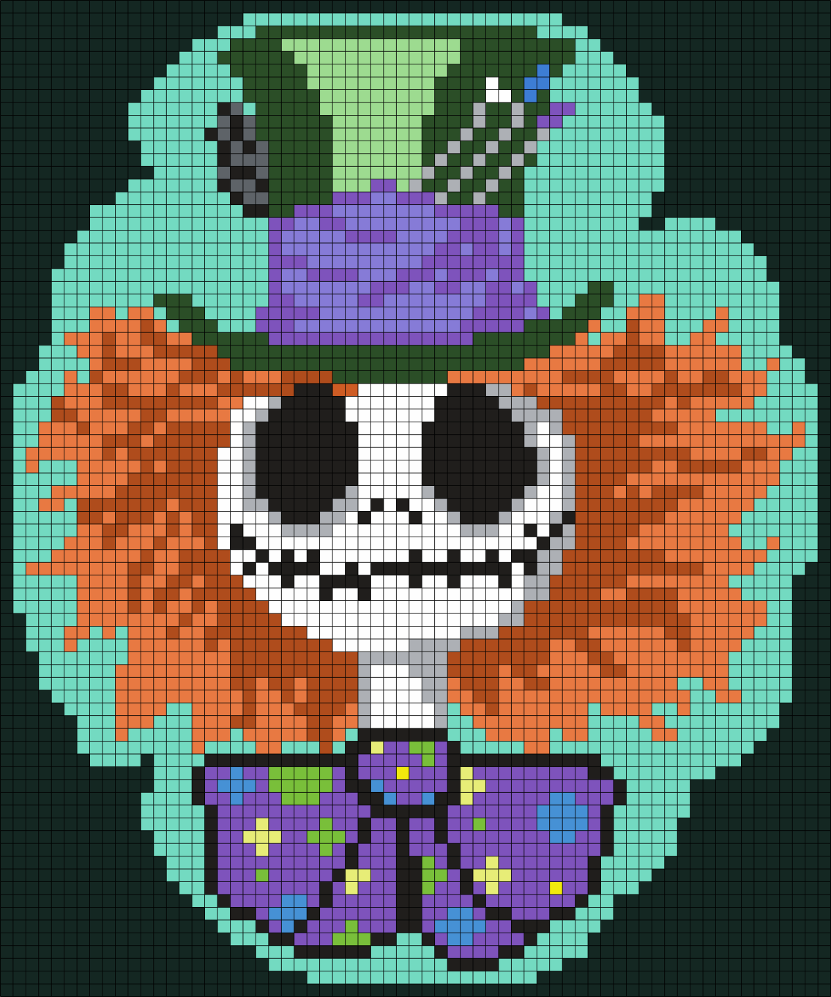 Хэллоуин по клеткам