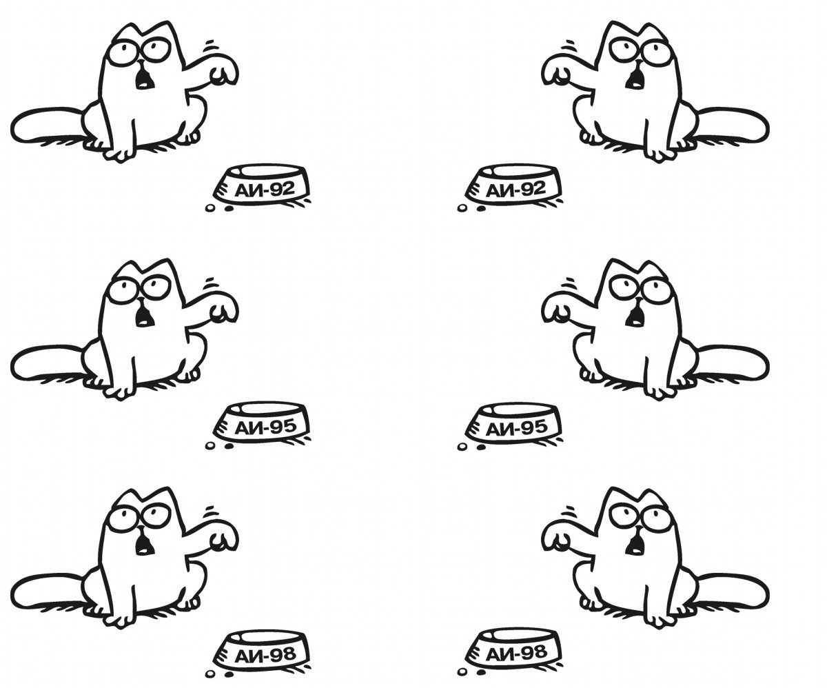 Наклейка кот Саймона