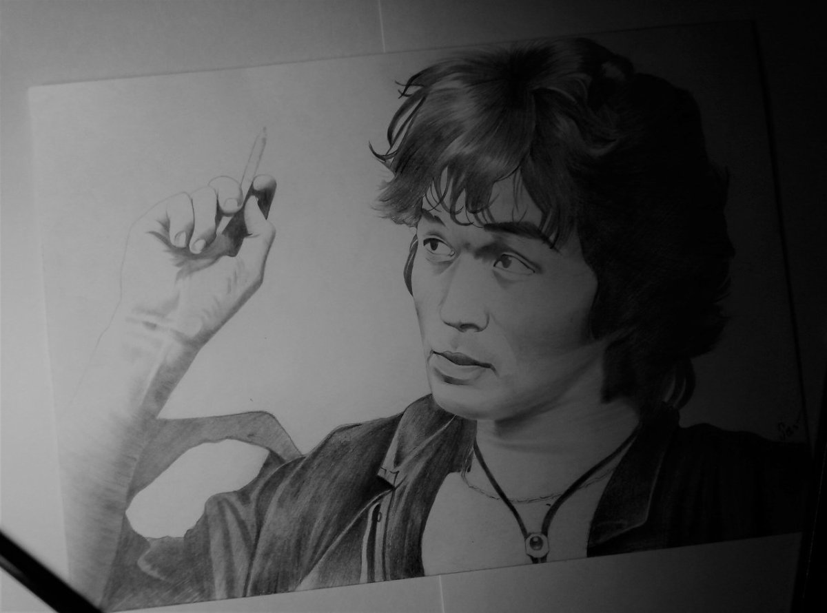 Виктор Цой портрет