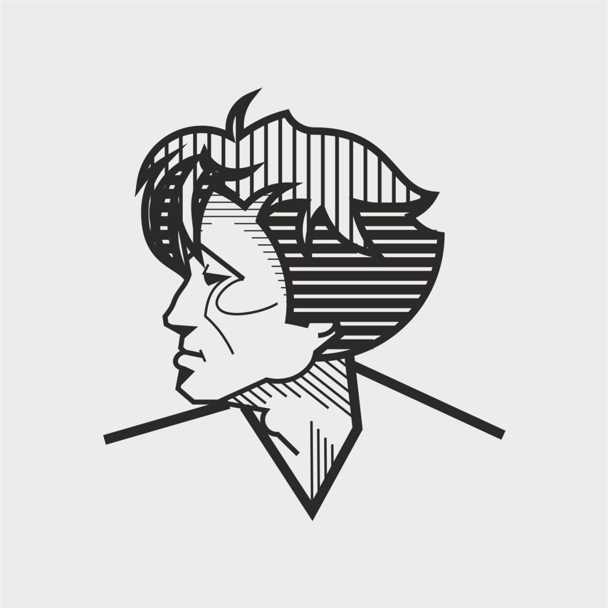 Рисунок Виктор Цой легко