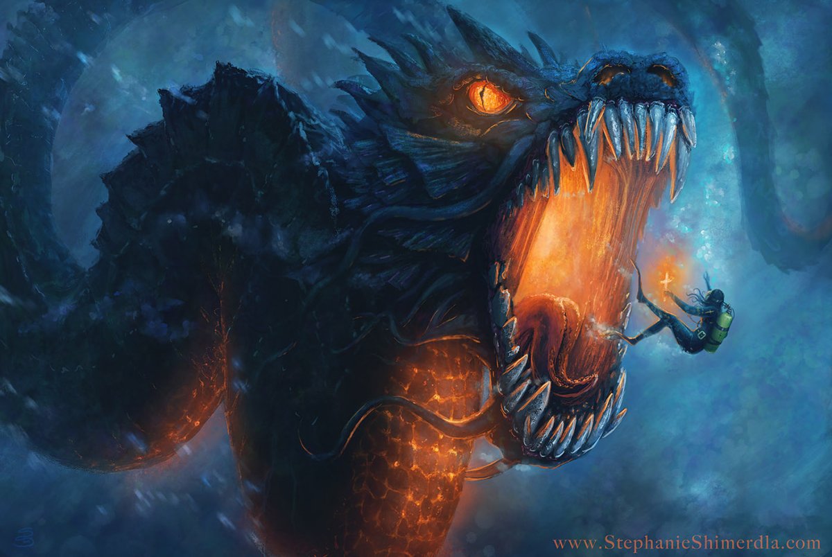 Морской демон Левиафан