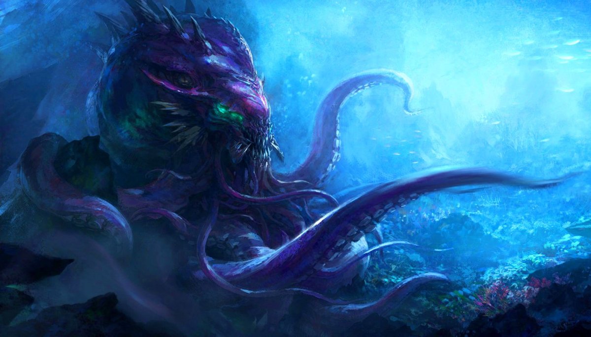 Кракен арт фэнтези