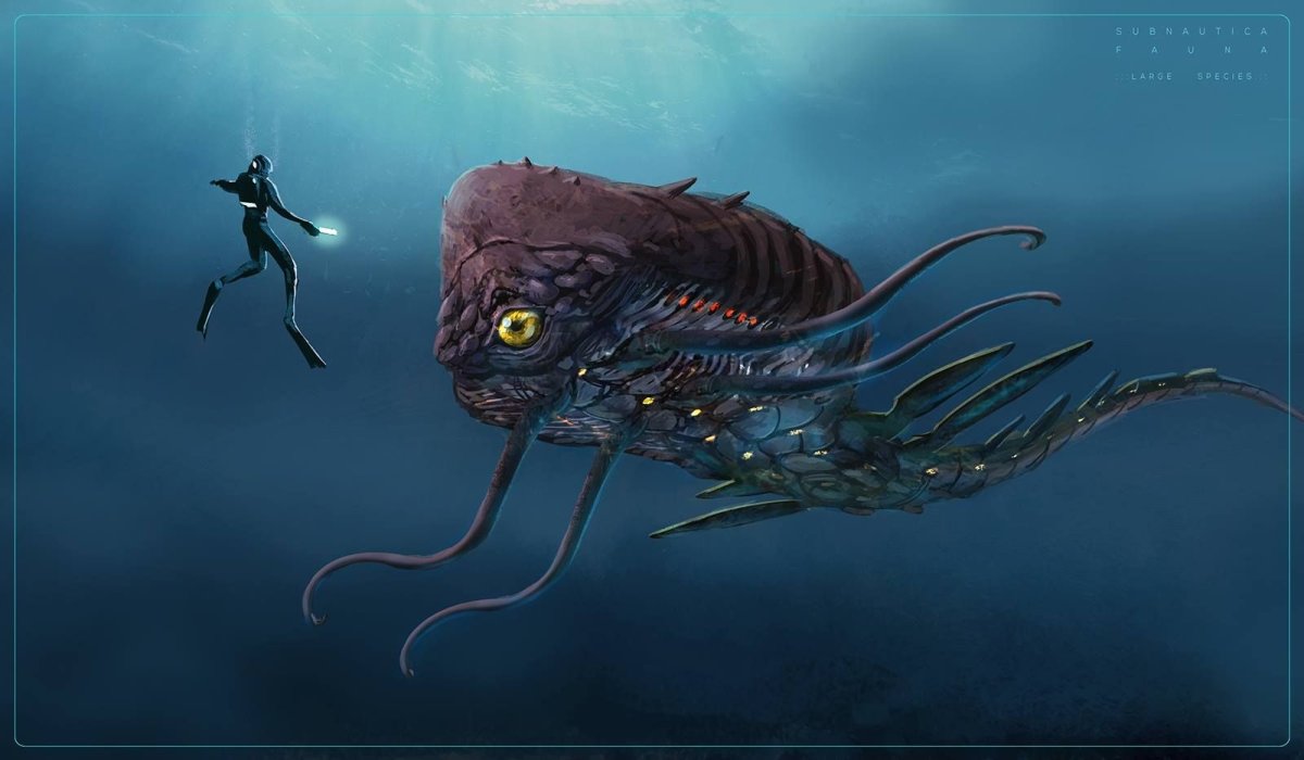 Сабнатика Левиафан дракон