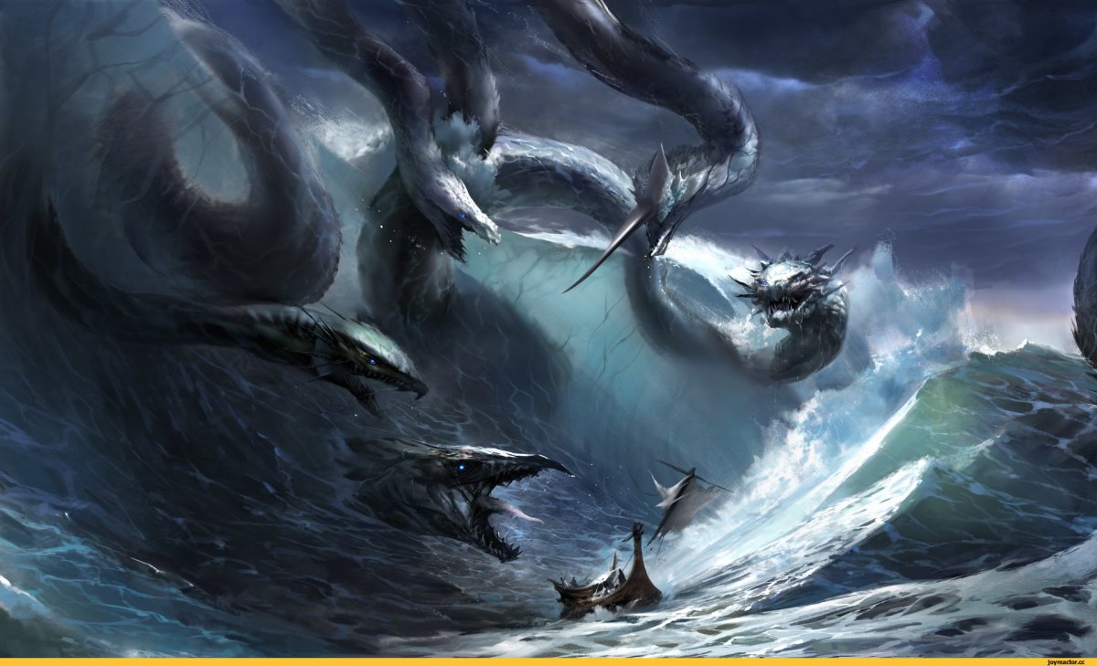 Морской демон Левиафан